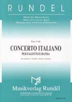 Musiknoten Concerto Italiano per Fagotto E Banda, Vlak