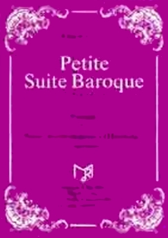 Musiknoten Petite Suite Baroque, Loritz