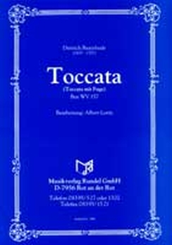 Musiknoten Toccata Buxwv 157, Buxtehude/Loritz