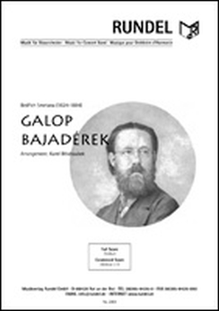 Musiknoten Galop Bajaderek, Smetana/Belohoubek