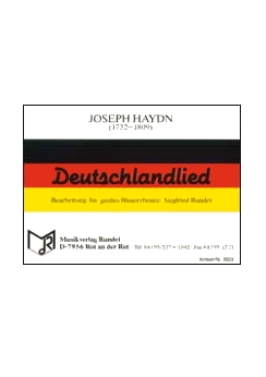 Musiknoten Deutschlandlied, Haydn/Rundel
