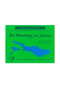 Musiknoten Der Walzertraum vom Bodensee, Naber/Watz