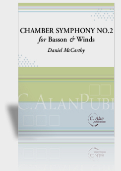 Musiknoten Chamber Symphony No. 2 for Basson and Winds, McCarthy