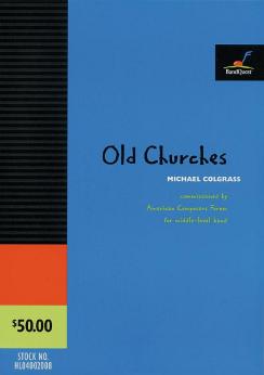 Musiknoten Old Churches, Colgrass