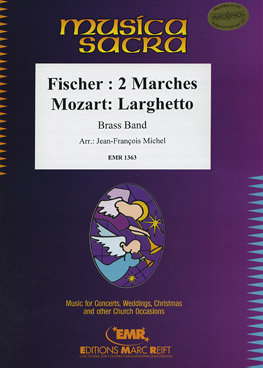 Musiknoten 2 Marches, Johann Fischer/Larghetto, W.A.Mozart - Brass Band