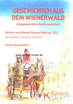 Musiknoten Geschichten aus dem Wienerwald, Johann Strauß op. 325, Kliment