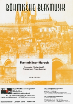 Musiknoten Kammbläser-Marsch, Vackar/Bummerl