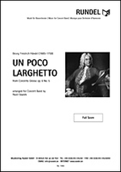 Musiknoten Un Poco Larghetto, Händel/Stanek