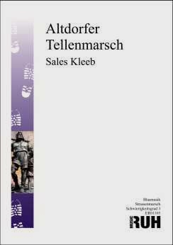 Musiknoten Altdorfer Tellenmarsch, Kleeb