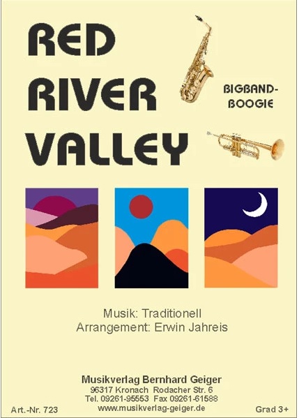 Musiknoten Red River Valley Shuffle, Mansching