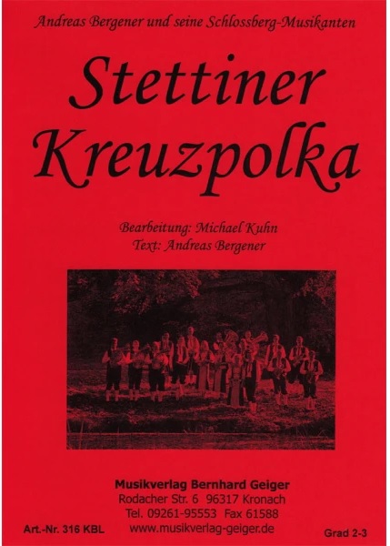 Musiknoten Stettiner Kreuzpolka, Bergener/Kuhn