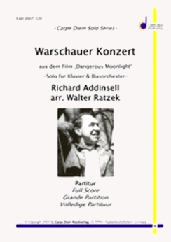 Musiknoten Warschauer Konzert, Richard Addinsell/Walter Ratzek