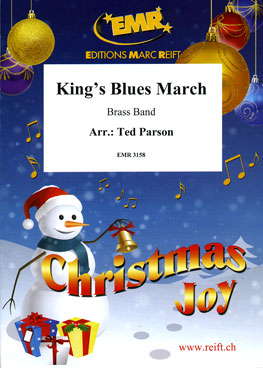 Musiknoten King's Blues March, Marcel Saurer