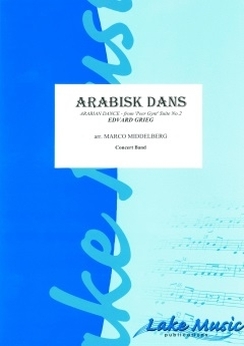 Musiknoten Arabisk Dans, Grieg/Middelberg
