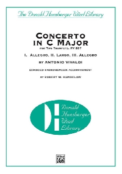 Musiknoten Concert in C-Major for Two Trumpets, Vivaldi/Hunsberger/Rumbelow