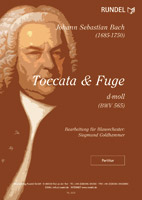 Musiknoten Toccata & Fuge in d-moll, Bach/Goldhammer