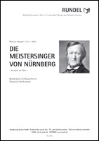 Musiknoten Die Meistersinger von Nürnberg, Richard Wagner/Siegmund Goldhammer