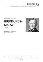 Musiknoten Huldigungsmarsch ( 	WWV 97), 	Richard Wagner/Siegmund Goldhammer