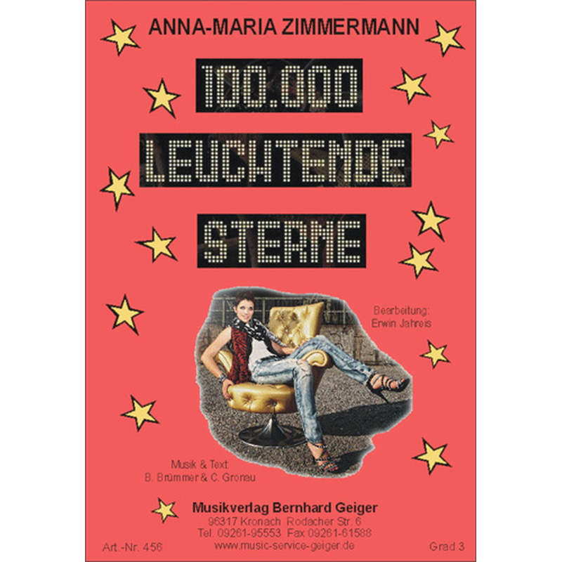Musiknoten 100.000 leuchtende Sterne - A.-M. Zimmermann, Jahreis