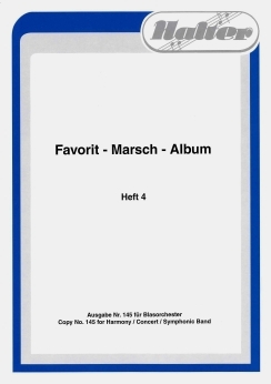Musiknoten Favorit Marsch-Album, Heft 4