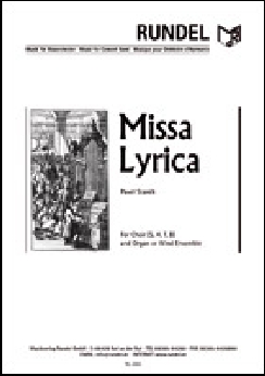 Musiknoten Missa Lyrica, Pavel Stanek