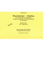 Musiknoten Rheinländer-Medley, Peter Züll