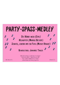 Musiknoten Party-Spass-Medley, Thaler