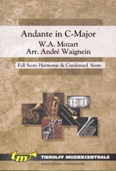 Musiknoten Andante In C Major (K.V. 315), Wolfgang Amadeus Mozart/André Waignein