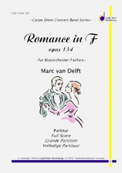 Musiknoten Romance in F, Marc van Delft