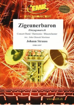 Musiknoten Zigeunerbaron (Einzugsmarsch), Johann Strauß/John Glenesk Mortimer