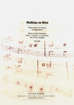 Musiknoten Weißblau im Wind, Hans Obermeyer