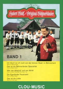 Musiknoten Hubert Wolf und seine Original Böhmerländer Band 1 - Klavier