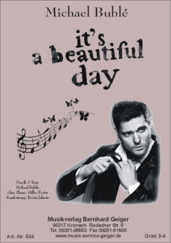 Musiknoten It's A Beautiful Day, Michael Buble/Erwin Jahreis