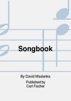 Musiknoten Songbook For Flute and Wind Ensemble, David Maslanka -nur Full score (large)