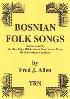 Musiknoten Bosnian Folk Songs, Fred J. Allen