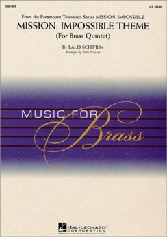 Musiknoten Mission Impossible (Theme) for Brass Quintet, John Wasson