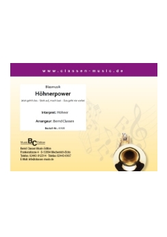 Musiknoten Höhnerpower, B. Classen