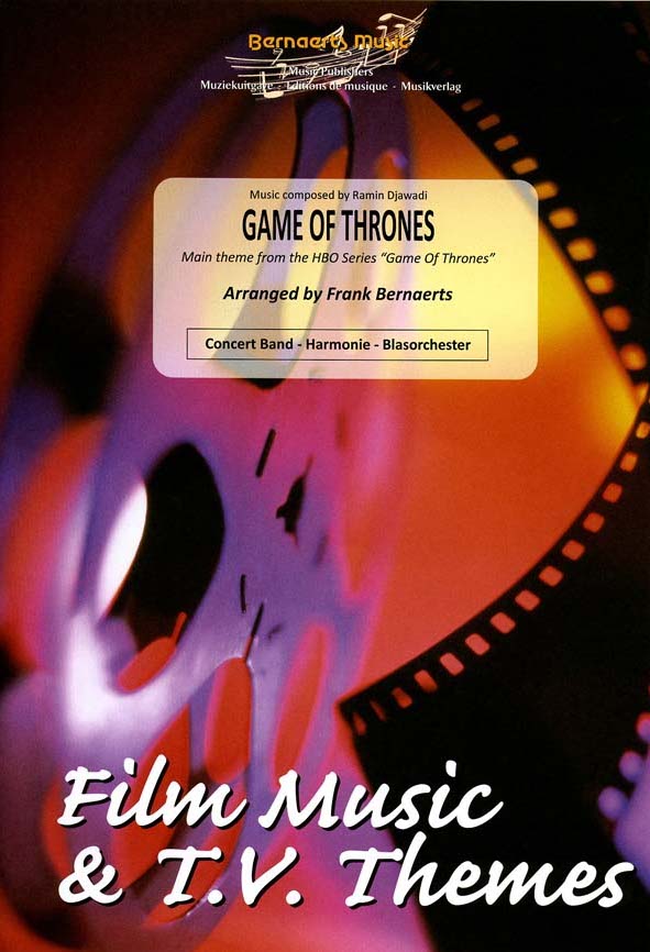 Musiknoten Game of Thrones, Ramin Djawadi/Frank Bernaerts