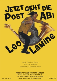 Musiknoten Jetzt geht die Post ab, Leo Lawine/Johannes Thaler
