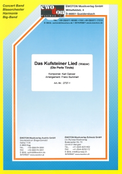 Musiknoten Das Kufsteiner Lied, Karl Ganzer/Franz Bummerl