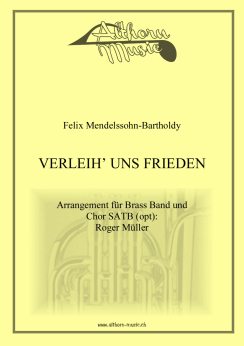 Musiknoten Verleih' uns Frieden, Felix Mendelssohn-Bartholdy/Roger Müller