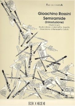 Musiknoten Semiramide, Rossini/Carulli