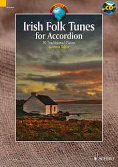 Musiknoten Irish Folk Tunes für Akkordeon mit CD