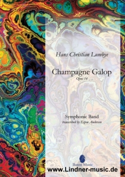 Musiknoten Champagne Galop, Lumbye/Andersen