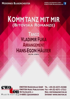 Musiknoten Komm tanz mit mir, Vladimir Fuka/Hans-Egon Häußer