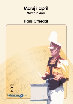 Musiknoten Marsj i april, Hans Offerdal