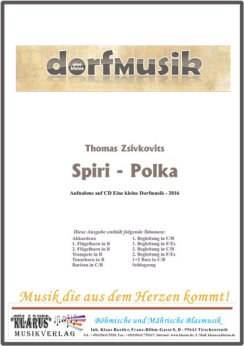Musiknoten Spiri - Polka, Thomas Zsivkovits