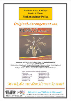 Musiknoten Finkensteiner Polka, H. Mück/A. Pfluger