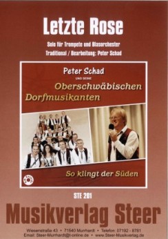 Musiknoten Letzte Rose, Peter Schad
