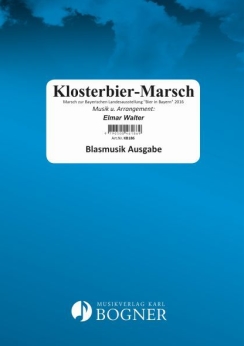 Musiknoten Klosterbier-Marsch, Elmar Walter